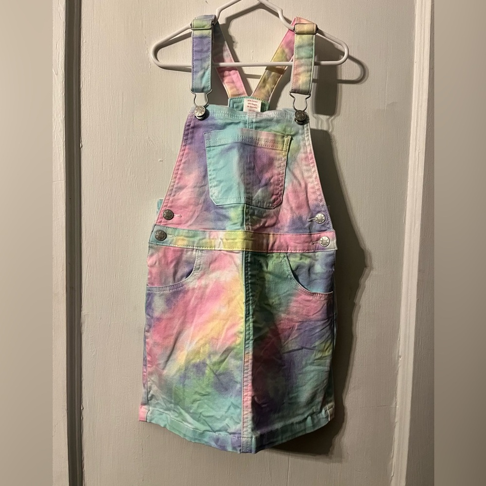 Fabkids size 6 romper tie dyed
